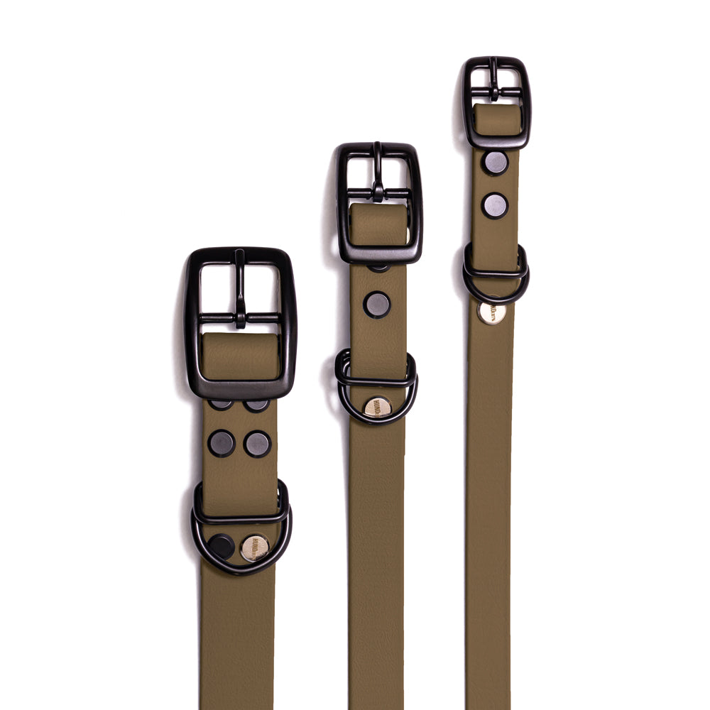 Hundehalsband BioThane Waldpfad – erhältlich in 25mm, 19mm und 16mm Breite